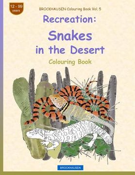 portada BROCKHAUSEN Colouring Book Vol. 5 - Recreation: Snakes in the Desert (in English)