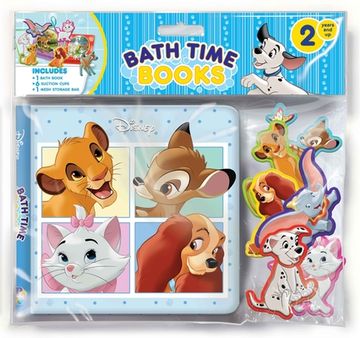 portada Disney Animals Bathtime Book (Eva) (en Inglés)