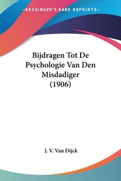 portada Bijdragen Tot De Psychologie Van Den Misdadiger (1906)