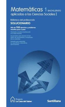 portada Matemáticas Aplicadas a las Ciencias Sociales i la Casa del Saber Santillana - 9788429443608