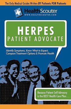 portada healthscouter herpes: genital herpes symptoms and genital herpes treatment: herpes patient advocate guide (en Inglés)