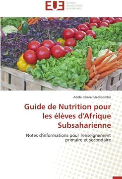 portada Guide de Nutrition Pour Les Eleves D'Afrique Subsaharienne
