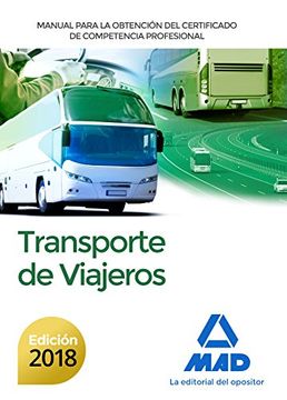 portada Manual Para la Obtención del Certificado de Competencia Profesional de Transporte de Viajeros (in Spanish)