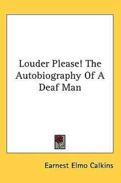 portada louder please! the autobiography of a deaf man (en Inglés)