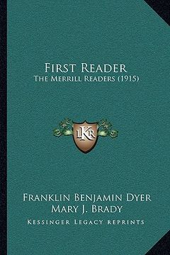 portada first reader: the merrill readers (1915) (in English)