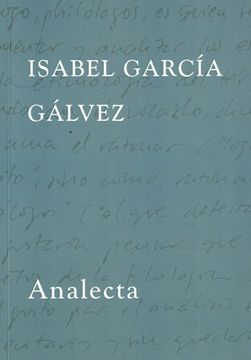 portada Isabel García Gálvez. Analecta