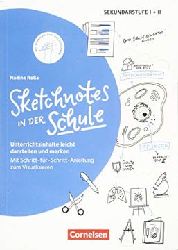 portada Sketchnotes in der Schule: Unterrichtsinhalte Leicht Darstellen und Merken. Mit Schritt-Für-Schritt-Anleitung zum Visualisieren. Buch (in German)