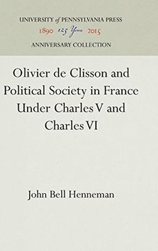 portada Olivier de Clisson and Political Society in France Under Charles v and Charles vi (en Inglés)