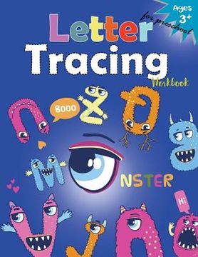 portada Letter Tracing Workboo (Monster): Kindergarten Tracing Workbook (in English)