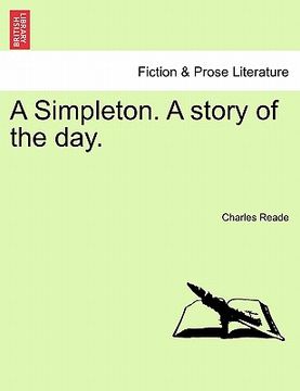 portada a simpleton. a story of the day. (in English)