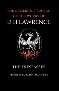portada The Complete Novels of d. H. Lawrence 11 Volume Paperback Set: The Trespasser Paperback (The Cambridge Edition of the Works of d. H. Lawrence) 