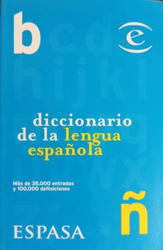portada Diccionario de Español inglés /English Spanish, Espasa Calpe (en Bilingüe)