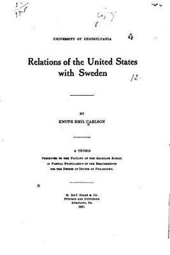 portada Relations of the United States with Sweden (en Inglés)