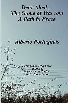 portada dear ahed.... the game of war and a path to peace (in English)