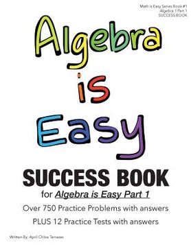portada Algebra is Easy Part 1 SUCCESS BOOK (en Inglés)