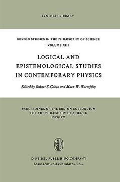portada logical and epistemological studies in contemporary physics (en Inglés)
