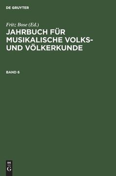 portada Jahrbuch Für Musikalische Volks- Und Völkerkunde. Band 6 (in German)