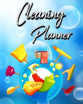 portada Cleaning Planner: Year, Monthly, Zone, Daily, Weekly Routines for Flylady's Control Journal for Home Management (en Inglés)