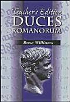 portada Duces Romanorum Teachers Edition (Wimbledon Publishing Classics) (en Inglés)