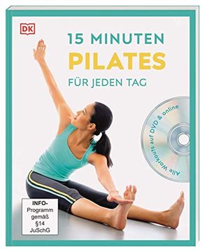 portada 15 Minuten Pilates für Jeden Tag: Alle Workouts auf dvd & Online (en Alemán)