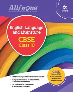 portada All In One Class 10th English Language and Literature for CBSE Exam 2024 (in English)