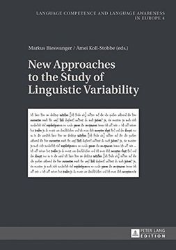 portada New Approaches to the Study of Linguistic Variability (Sprachkoennen und Sprachbewusstheit in Europa / Language Competence and Language Awareness in Europe) (en Inglés)