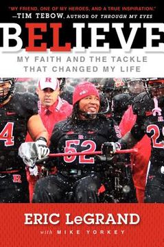 portada believe: my faith and the tackle that changed my life (in English)