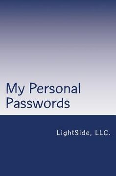 portada My Personal Passwords (in English)