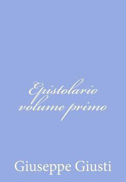portada Epistolario volume primo (en Italiano)