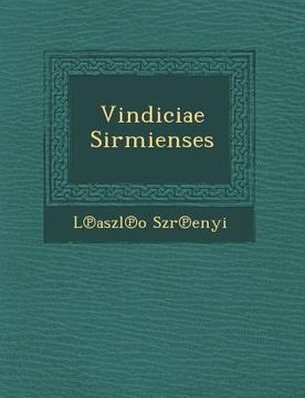 portada Vindiciae Sirmienses (en Inglés)