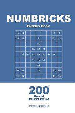 portada Numbricks Puzzles Book - 200 Normal Puzzles 9x9 (Volume 4) (en Inglés)