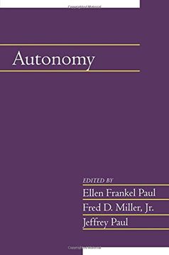 portada Autonomy: Volume 20, Part 2 Paperback (Social Philosophy and Policy) (en Inglés)