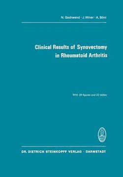 portada clinical results of synovectomy in rheumatoid arthritis (in English)