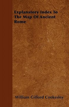 portada explanatory index to the map of ancient rome (in English)
