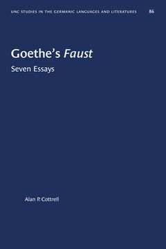 portada Goethe's Faust: Seven Essays (en Inglés)