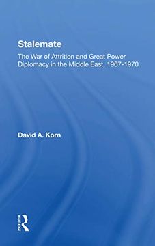 portada Stalemate: The war of Attrition and Great Power Diplomacy in the Middle East, 19671970 (en Inglés)