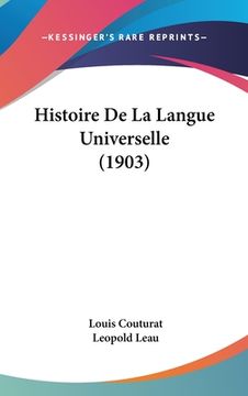 portada Histoire De La Langue Universelle (1903) (in French)