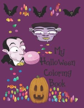 portada My Halloween Coloring Book: Cute Halloween Book for Kids, 3-5 yr olds (en Inglés)