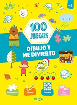 portada 100 Juegos - Dibujo y me Divierto +4