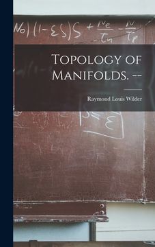 portada Topology of Manifolds. -- (in English)