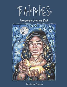 portada Fairies Grayscale Coloring Book (en Inglés)
