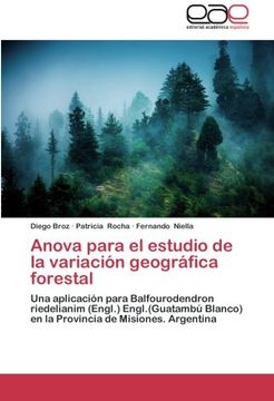 portada Anova Para El Estudio de La Variacion Geografica Forestal