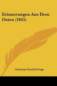 portada Erinnerungen Aus Dem Osten (1845) (in German)