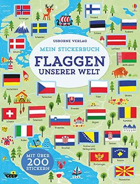 portada Mein Stickerbuch: Flaggen Unserer Welt (en Alemán)