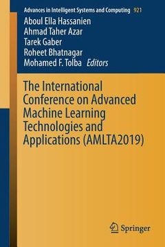 portada The International Conference on Advanced Machine Learning Technologies and Applications (Amlta2019)