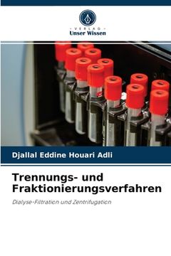 portada Trennungs- und Fraktionierungsverfahren (in German)