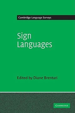 portada Sign Languages (Cambridge Language Surveys) (en Inglés)