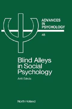 portada advances in psychology v48 (en Inglés)