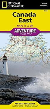 portada Canada East: Travel Maps International Adventure Map (en Inglés)