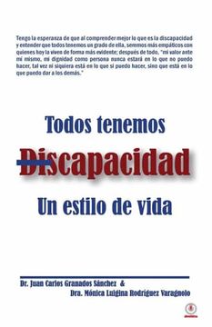 portada Todos Tenemos Discapacidad: Un Estilo de Vida (in Spanish)